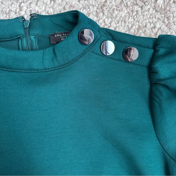 Ann Taylor Teal Midi Dress - Picture 6 of 9